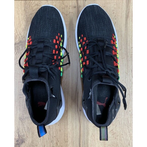 Puma Mantra Heat Map Training Sneaker Shoes Mens Size US 13 Black Running Joggin - Picture 12 of 15
